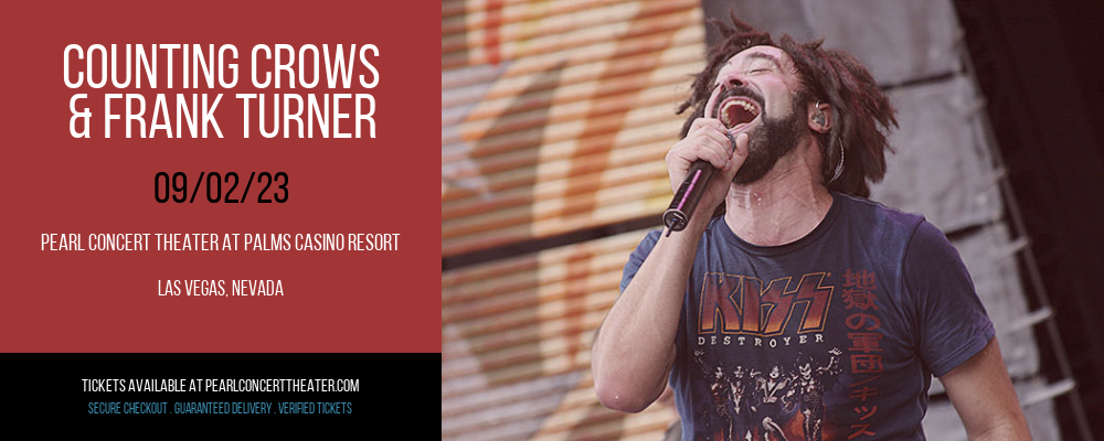 Counting Crows & Frank Turner at Pearl Concert Theater